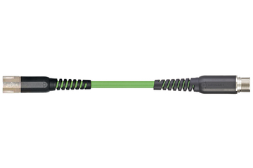 Câble de feedback readycable® similaire à Allen Bradley 2090-CFBM7E7-CEAFxx, câble de rallonge, PUR, 10 x d