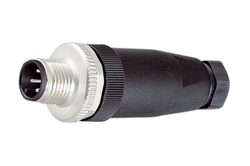Connecteur Binder M12-A, 4,0 à 6,0 mm, non blindé, 99 0429 07 04, à vis, IP67, UL