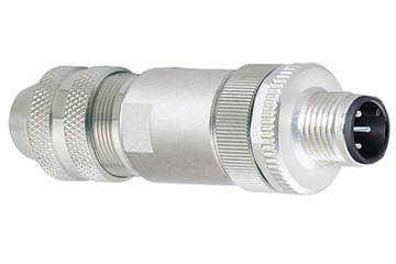 Connecteur Binder M12-A, 4,0 à 6,0 mm, blindage possible, 99 1429 812 04, à vis, IP67, UL