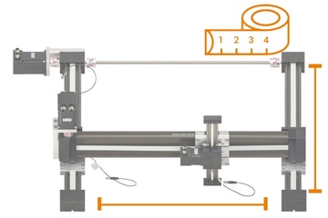Individual drylin® linear robot with any stroke length