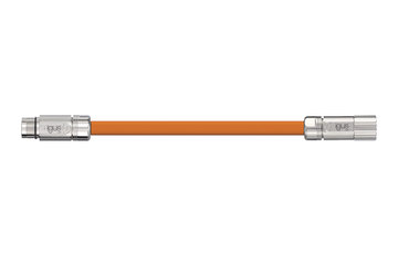 Servoconducteur readycable® similaire à Beckhoff ZK4501-0023-xxxx, câble de rallonge, PVC, 10 x d