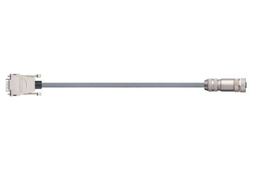 Câble encodeur readycable® similaire à Festo NEBM-M12G8-E-xxx-N-S1G15, câble de base, PUR, 7,5 x d