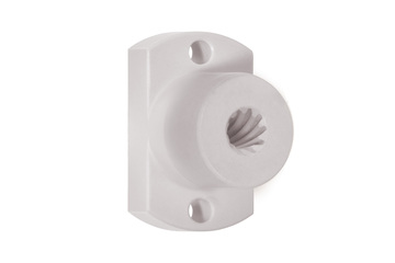 Ecrou à collerette à méplat pour vis dryspin®, filet hélicoïdal, A180FLM