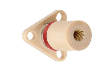 Ecrou à collerette pour vis hélicoïdale drylin®, "zéro backlash", JFRM