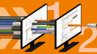 Outil de recherche de câbles confectionnés