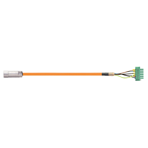 Câble de puissance pour moteurs readycable® similaire à Danaher Motion 107476 (20 m), câble de base, PVC, 15 x d
