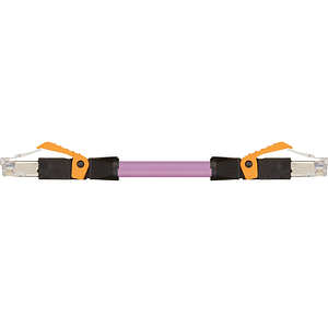 Câbles Ethernet industriel/CAT5, PUR, connecteur A : RJ45 droit, connecteur B : RJ45 droit, 12,5 x d