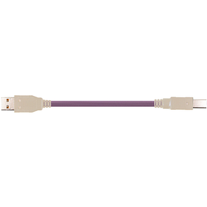 Câble bus | USB 2.0, TPE, connecteur A : USB 2.0 type A, connecteur B : USB 2.0 type B