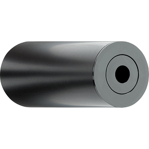 Rouleau de renvoi xiros®, tube en aluminium anodisé noir