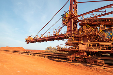 Excavateur avec composants igus