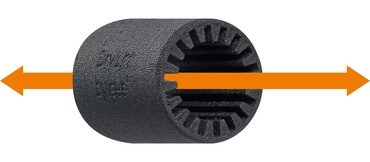 Test de douille linéaire imprimée