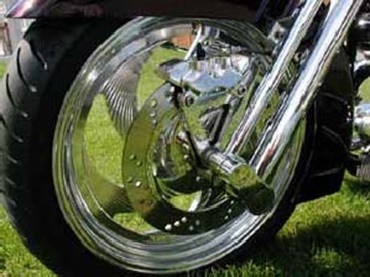 Fourche avant de moto