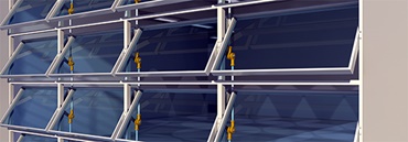 Façade avec rotules lisses igubal