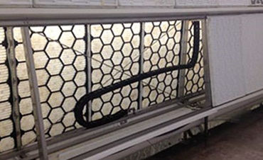 Système à traverses dans un projet de ferme verticale