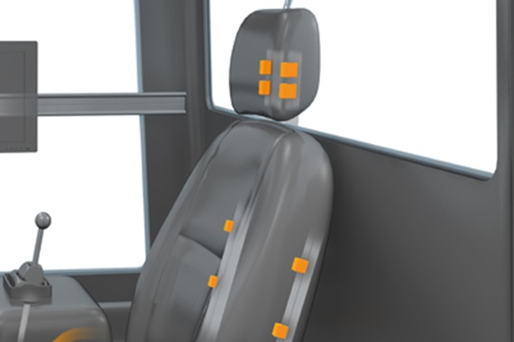 Guidages linéaires drylin pour siège conducteur ergonomique
