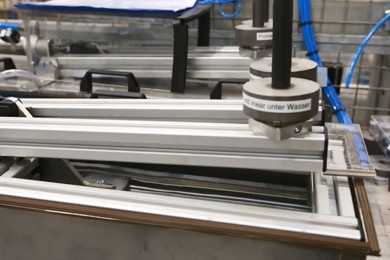 Tests de technique linéaire en immersion