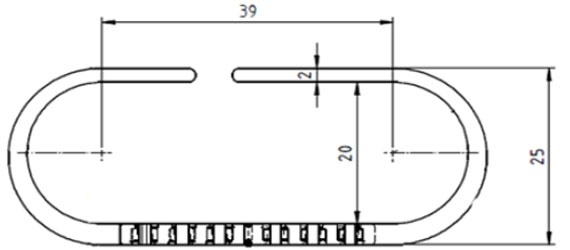 Chaîne pour meubles OCO.20 : données techniques