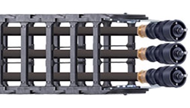 Systèmes de chaîne porte-câbles confectionnés