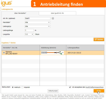 Trouver le câble de connexion readychain qui convient