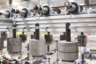 Test d'usure, en rotation