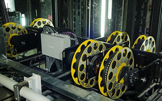 Podiums à deux hauteurs