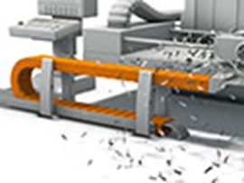 Exemple d'application avec des gaines porte-câbles E2