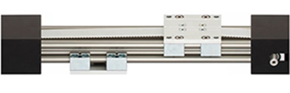 Module linéaire à courroie crantée à chariots dos à dos en taille 1660-OD