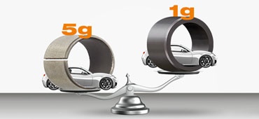 Les paliers lisses polymères iglidur sont plus légers