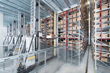 Guidage vertical des câbles à grande vitesse dans un transgerbeur DEMATIC