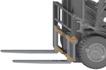 Ebauches iglidur® sur des fourches