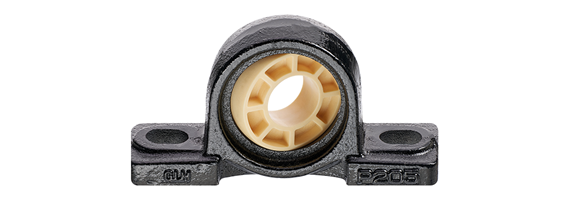 Calotte échangeable avec palier à semelle en fonte