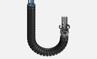 Système de chaînes porte-câbles modulaire e-loop