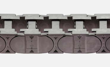 Patins pour chaînes porte-câbles