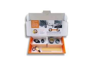 Boîte d'échantillons pour le secteur du transport