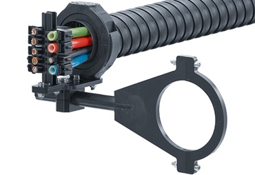 Bride de serrage : raccord à l'axe 6