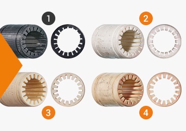 Usure due à l'abrasion des douilles après le test