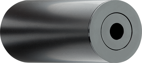 Rouleau de renvoi xiros® en aluminium anodisé noir